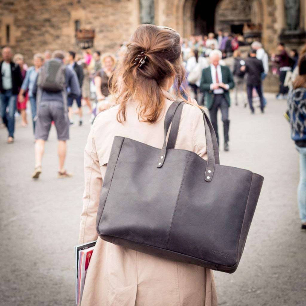 Scaramanga Leather Tote Bag at Edinburgh Fringe » Scaramanga