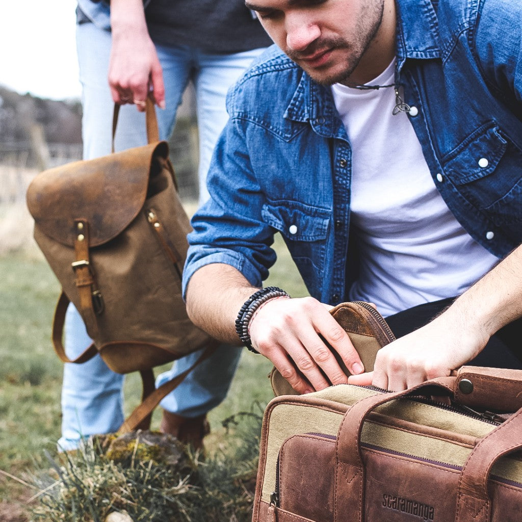 SS16 Canvas & Leather Bags by Scaramanga » Scaramanga