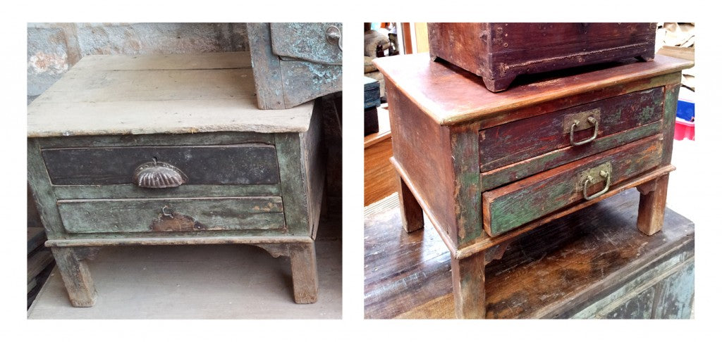 Before and after restorsation