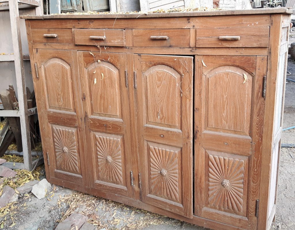 antique armoire made from teak