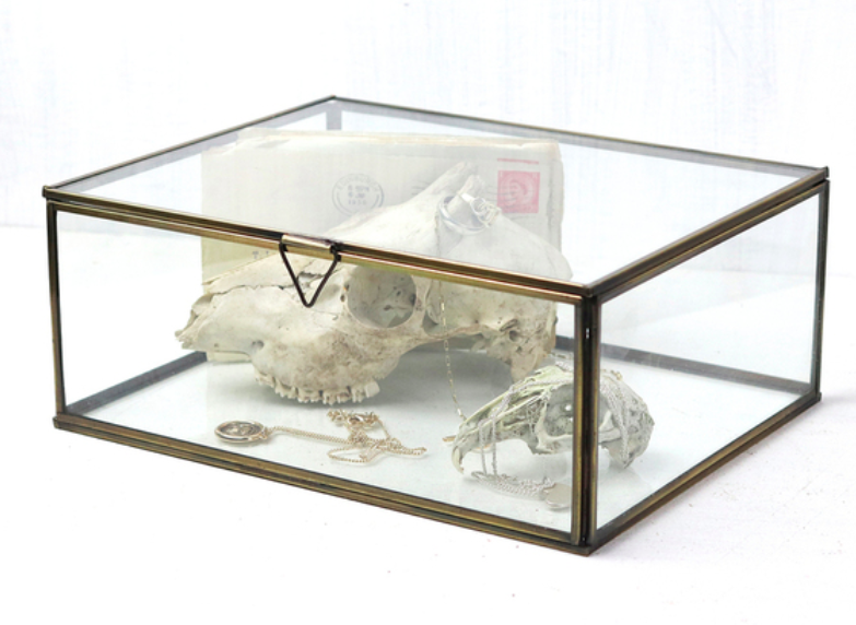 glass jewellery box