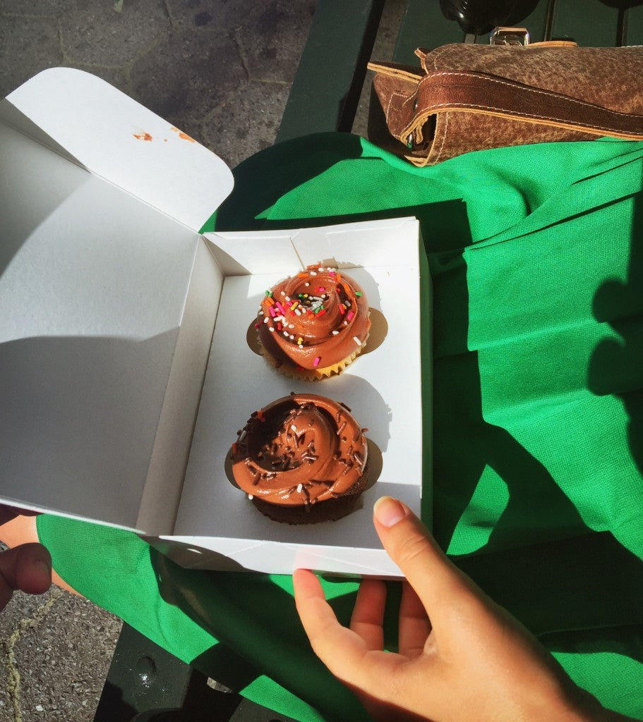 Magnolia Bakery Cupcakes in Central Park