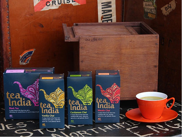 Vintage Tea Chest and Chai Set by Scaramanga Vintage Tea Chest and Chai Set, £45