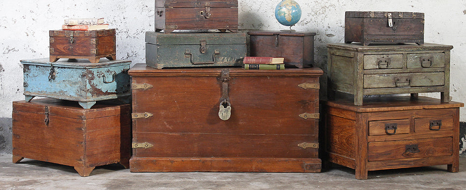 Wooden Chests And Storage Boxes, Antique Wooden Trunks And Chests
