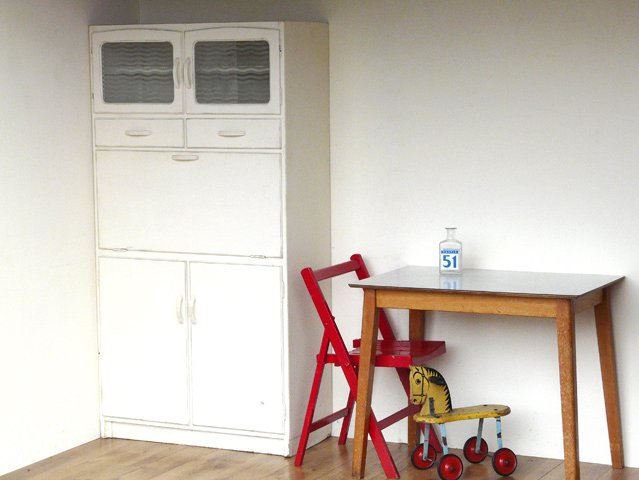 Vintage Kitchen Unit by Scaramanga White Wooden Vintage Kitchen Unit, £350