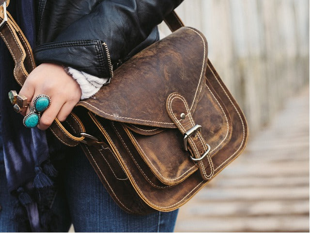 9 Inch Leather Saddle Bag by Scaramanga 9 Inch Leather Saddle Bag, £42
