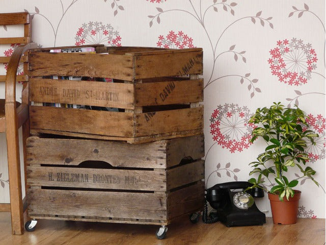 Vintage Apple Crates, £82.50 for a set of three