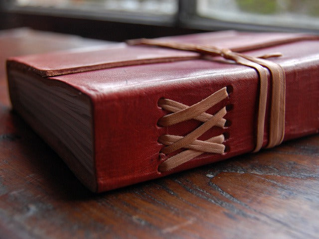 Handmade Medium Leather Bound Journal, £13.50