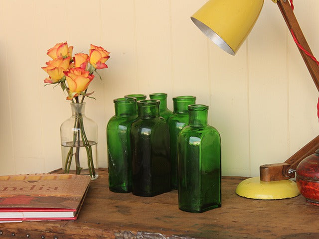 Vintage Green Glass Bottle, £10